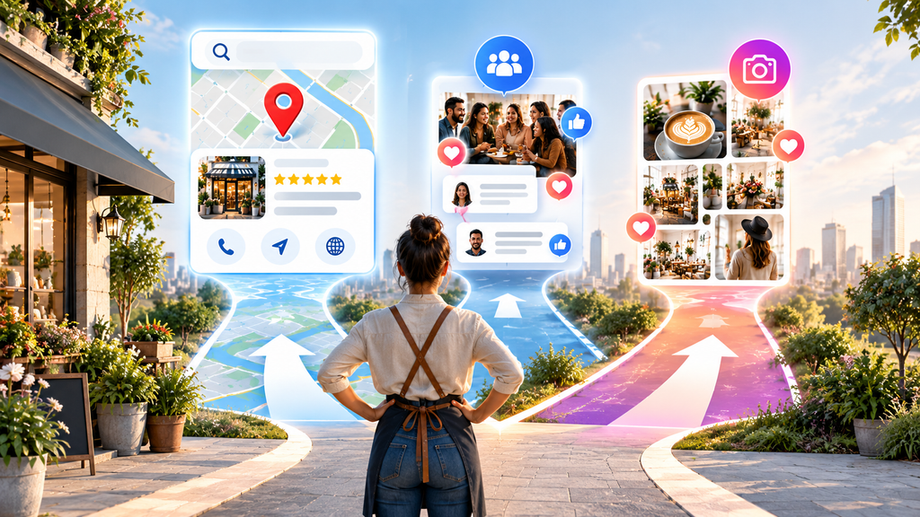 Which platform should a small business prioritize: Google Business Profile, Facebook or Instagram