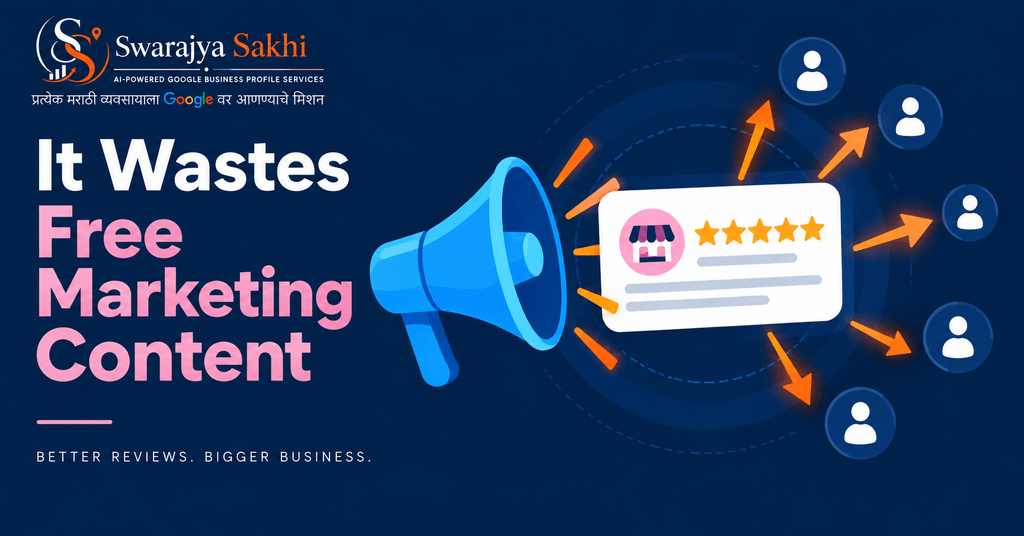 not responding to review wastes free marketing opportunities